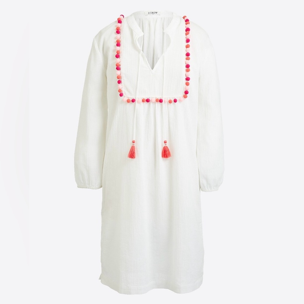 J. Crew Pom Pom Swim Coverup